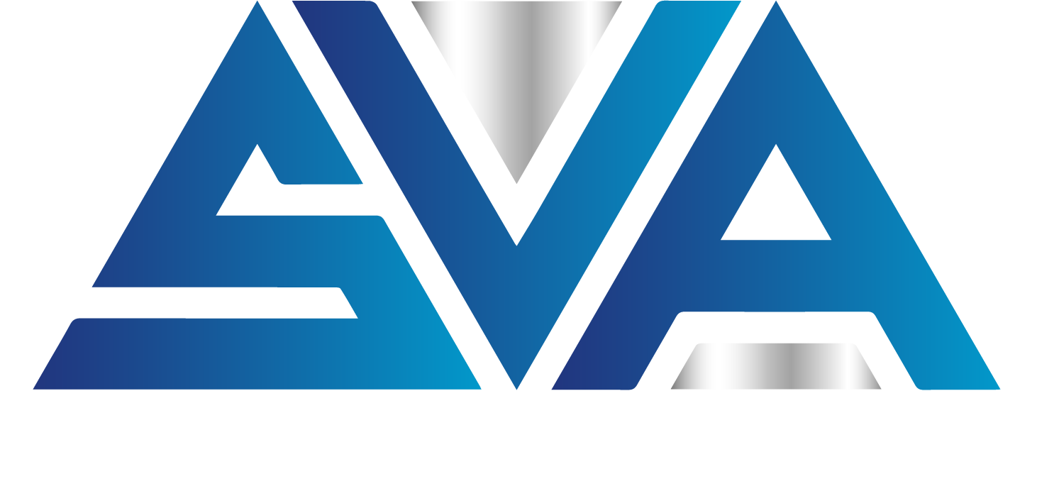 Logo SVA - Soluções em Vidros e Alumínio